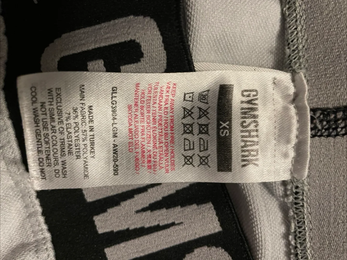 Gymshark Seamless Leggings - Light Grey - XS image indicator(2)