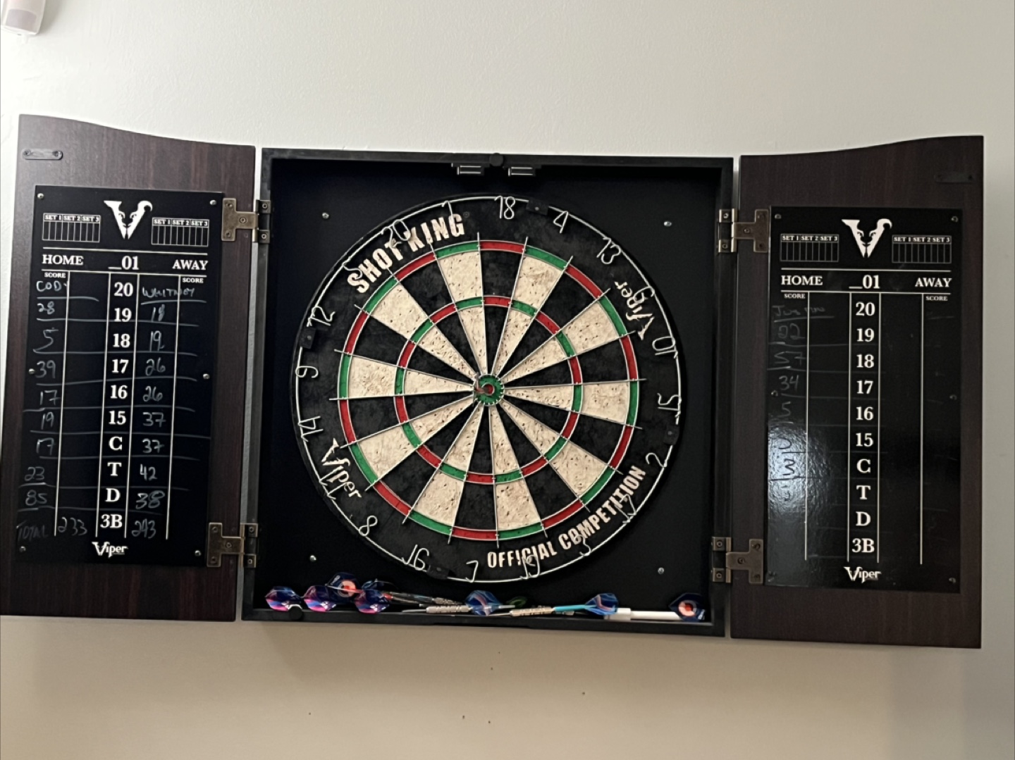 Viper Shot King Dartboard Cabinet
