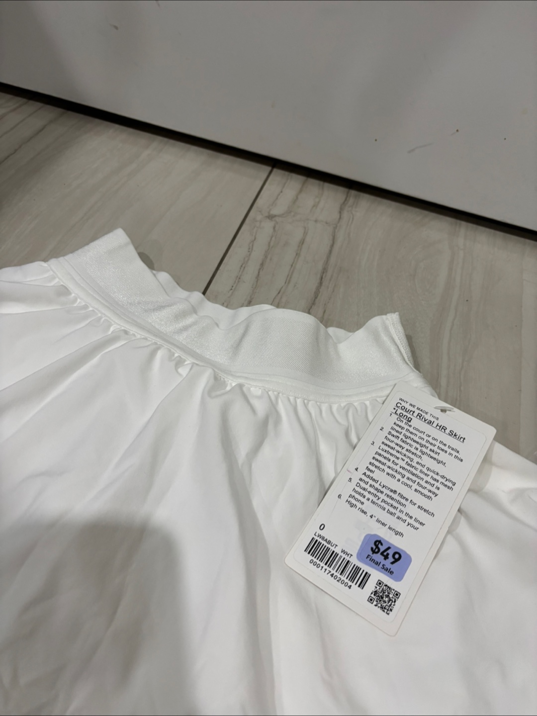 Lululemon Court Rival HR Skirt - Size 0 - photo 2