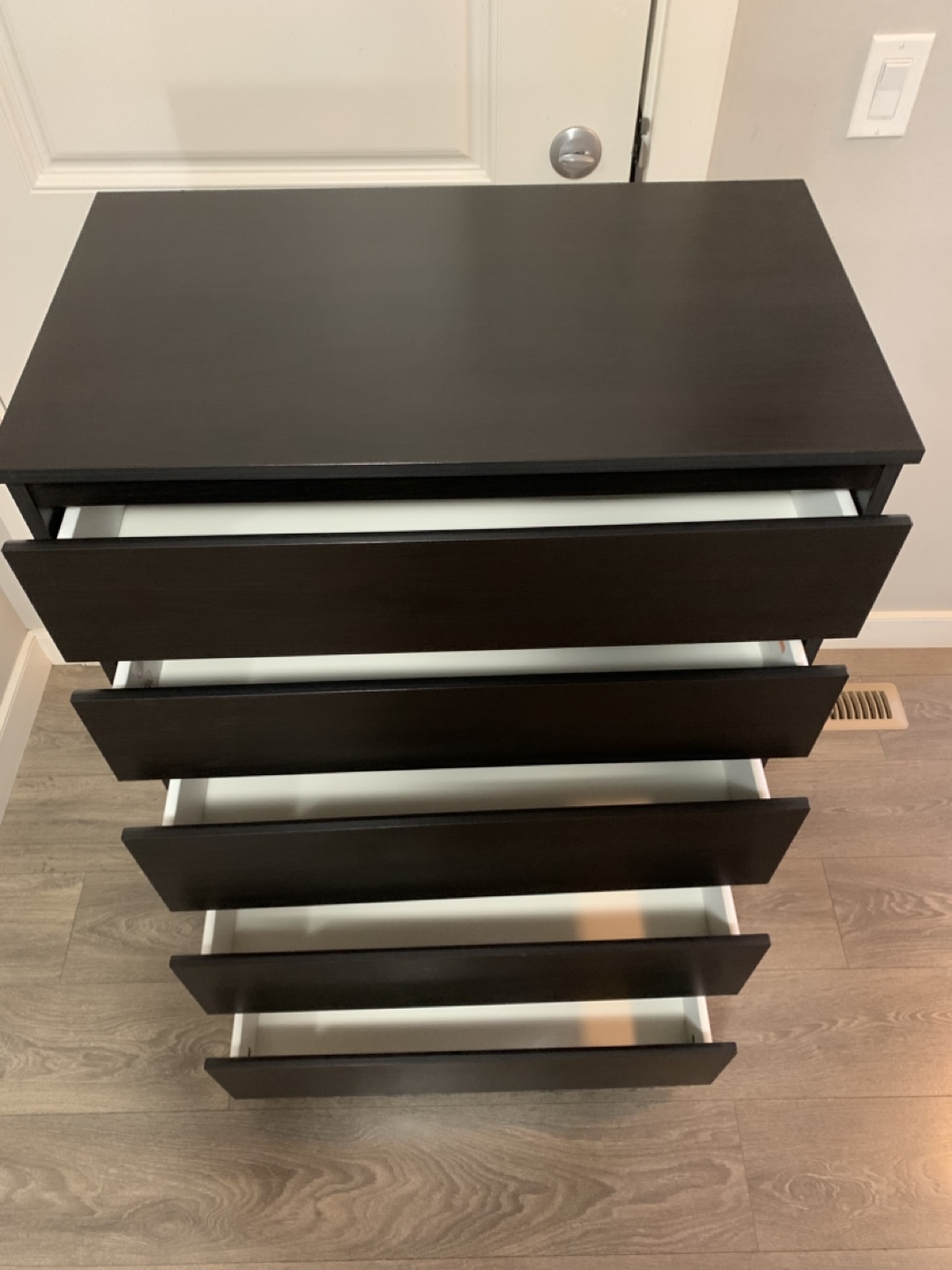 5-Drawer Chest - Black - photo 5