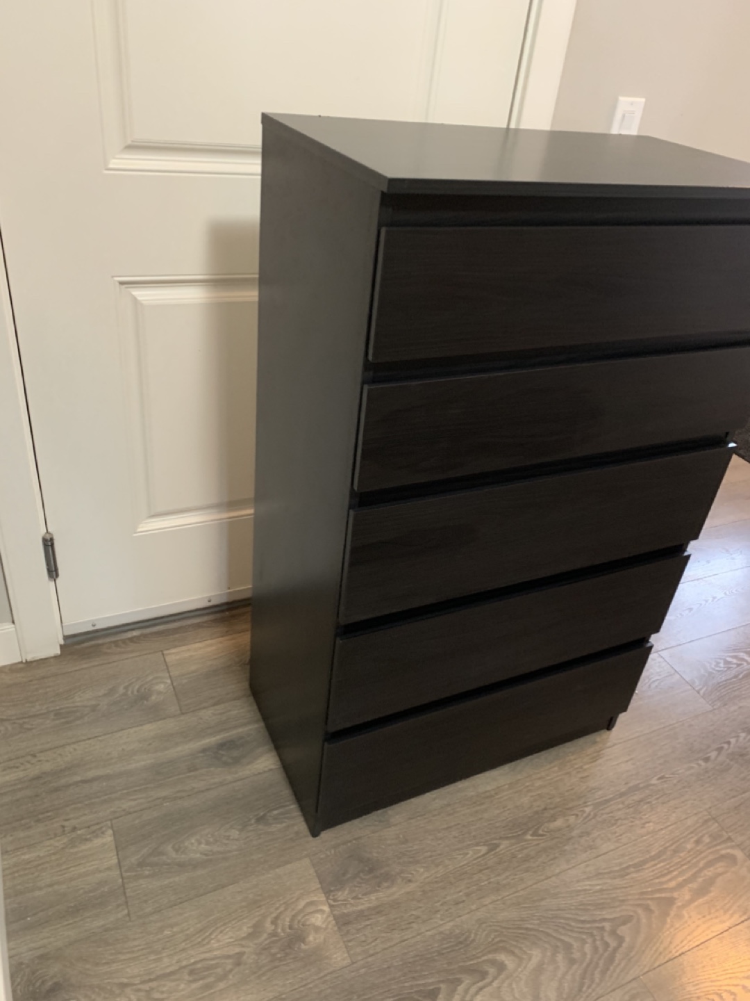 5-Drawer Chest - Black - photo 3