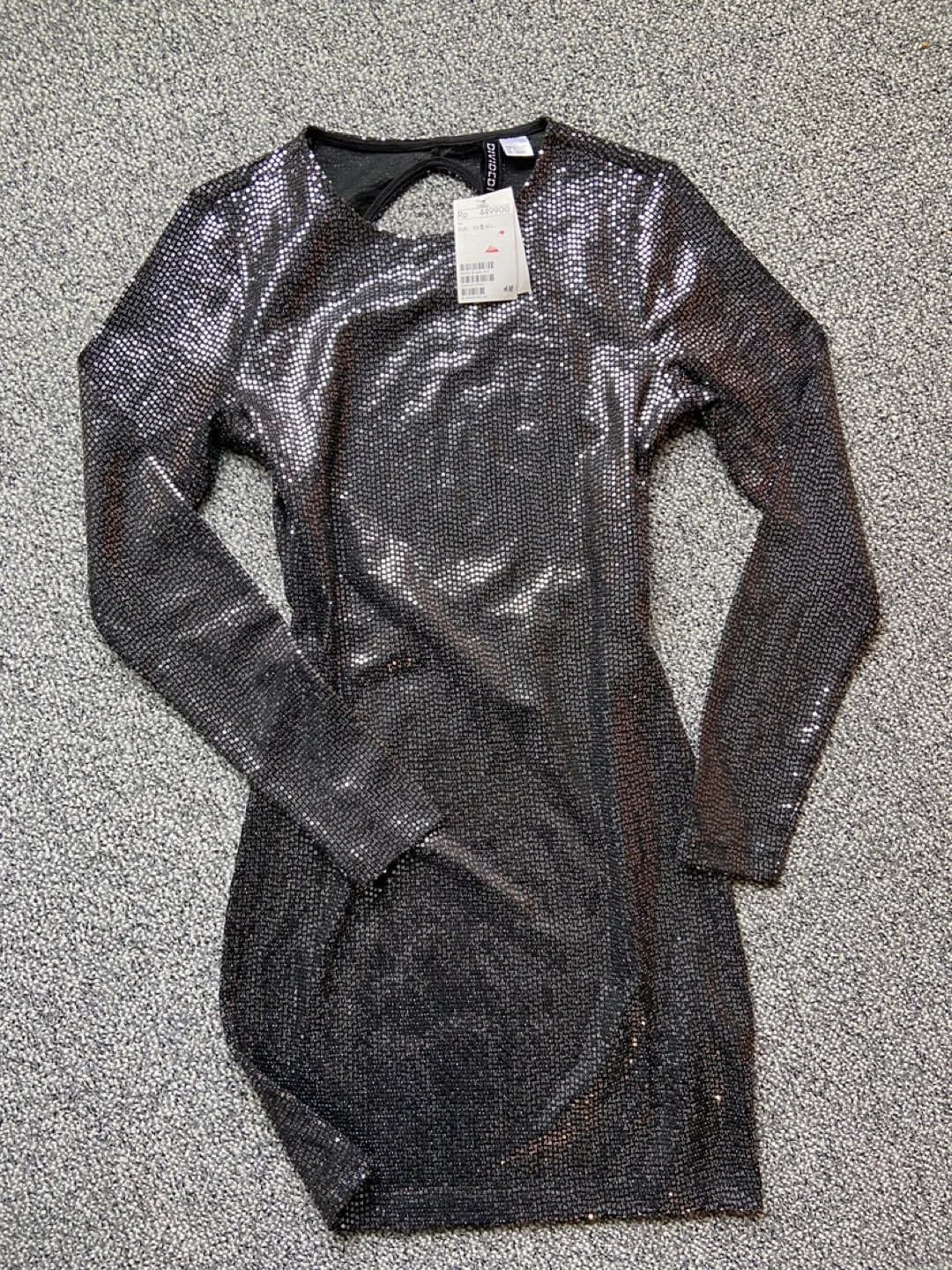 Sequin Mini Dress with Open Back thumbnail