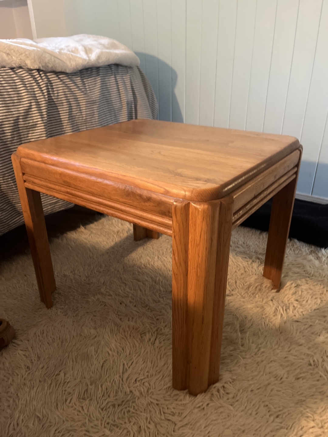 Solid Wood End Table FREE