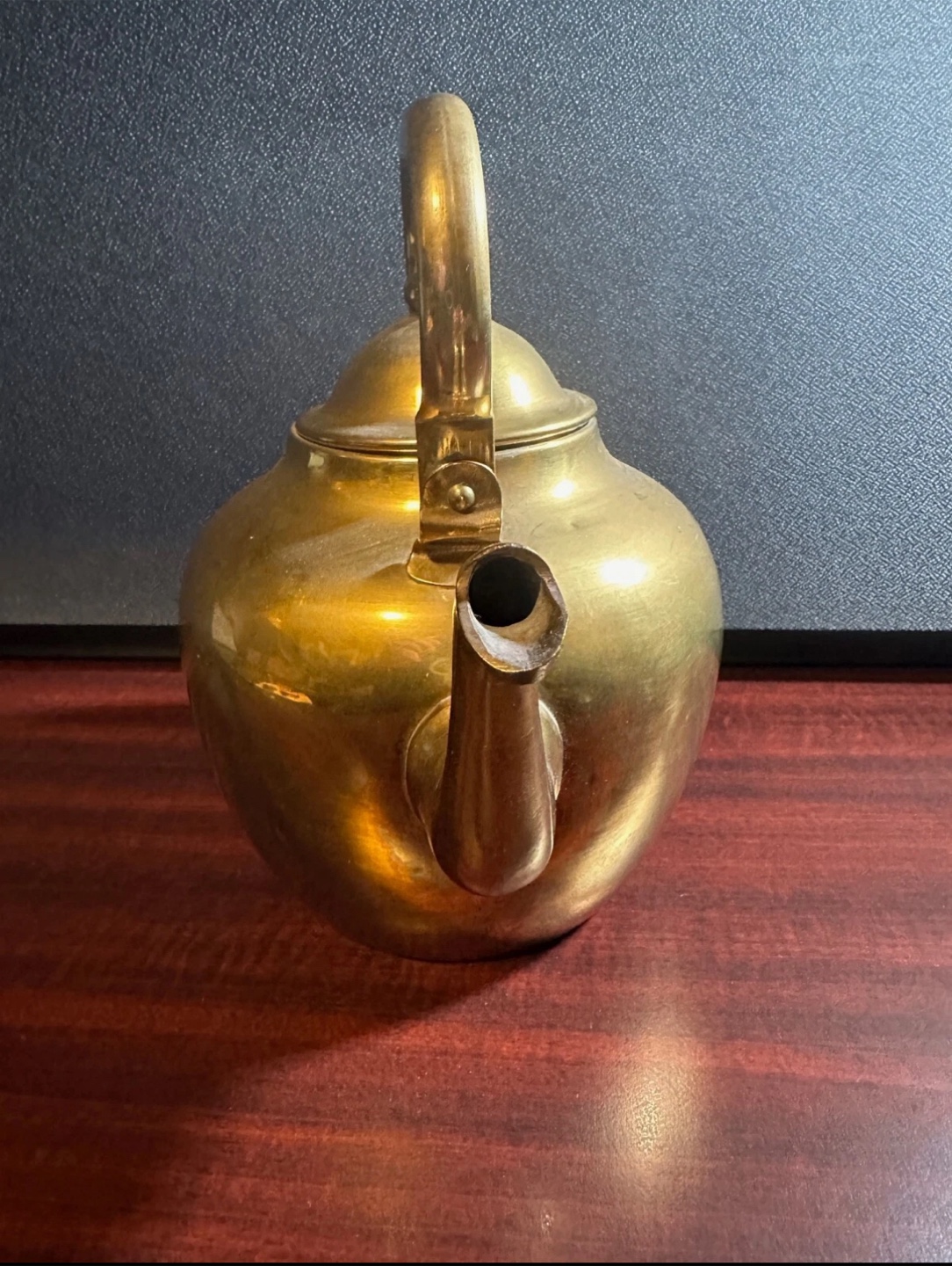 Vintage Brass Kettle - photo 2
