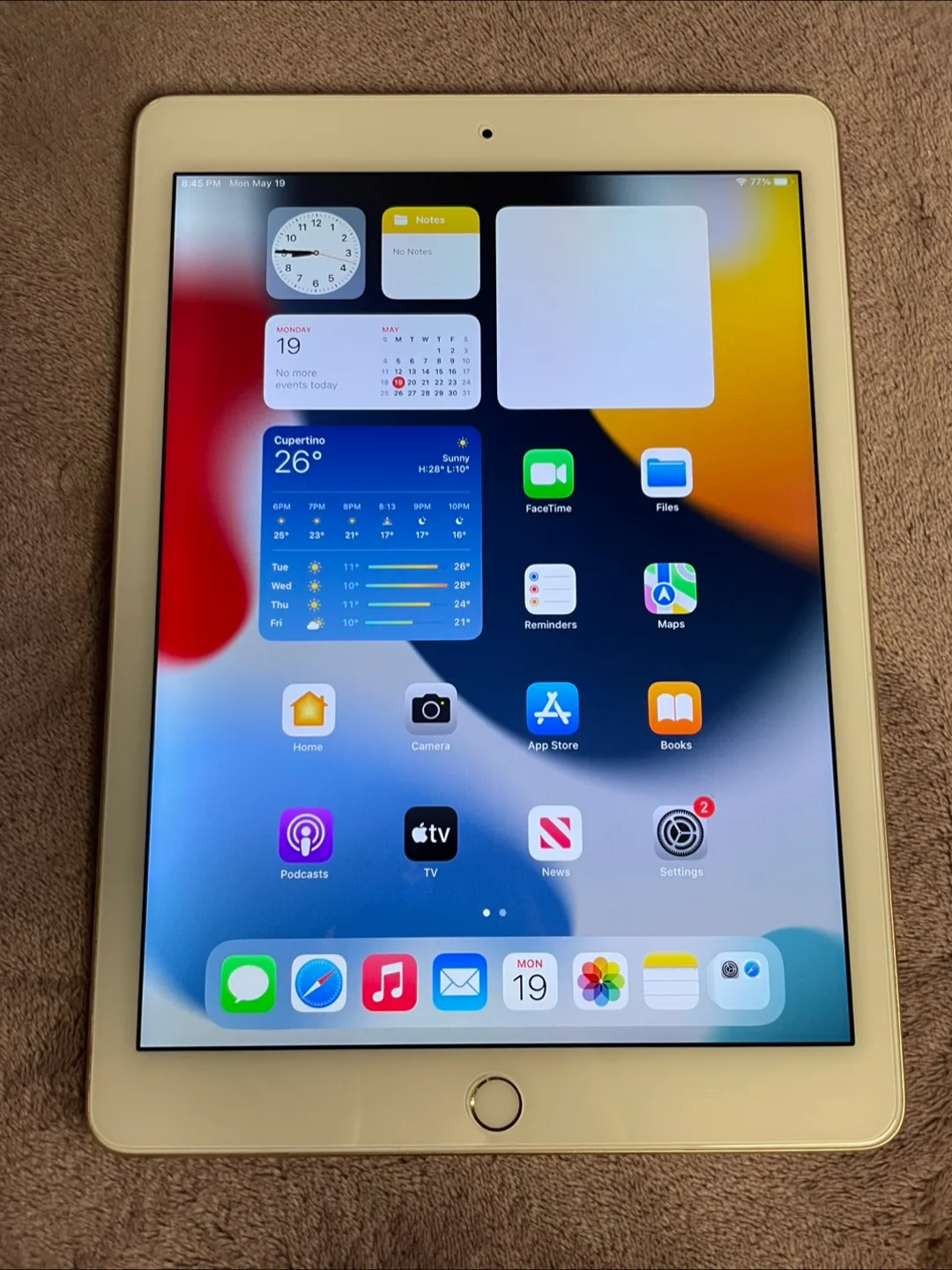 iPad Air 2 – 128 GB, Wi‑Fi, Gold – In Perfect Condition image indicator(4)