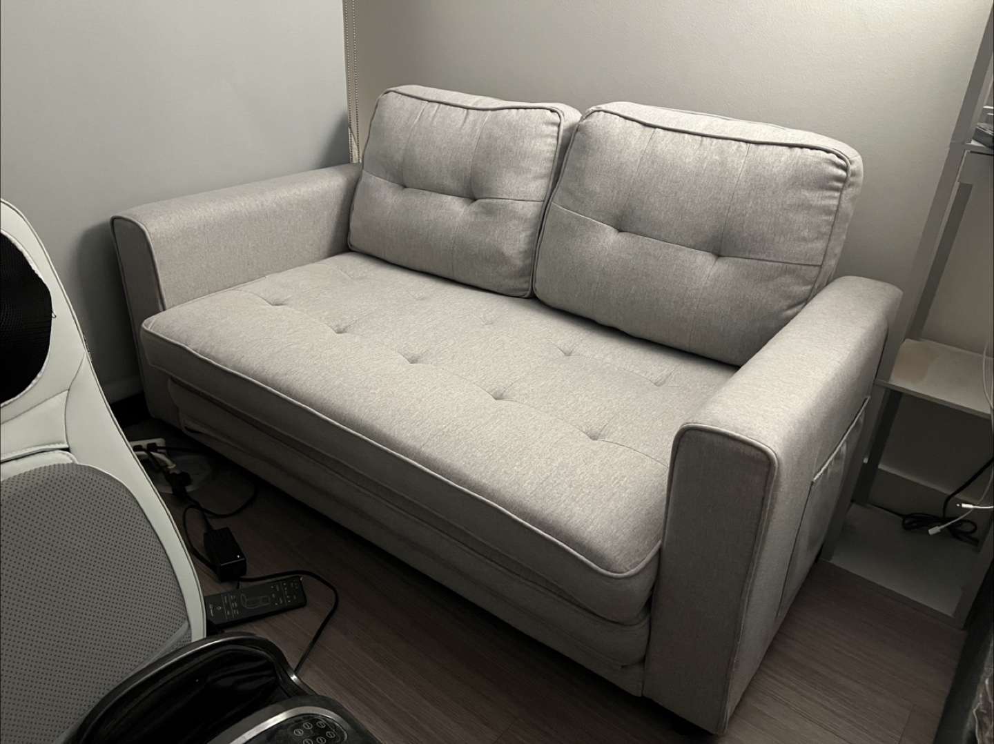 Gray Futon Sofa Bed