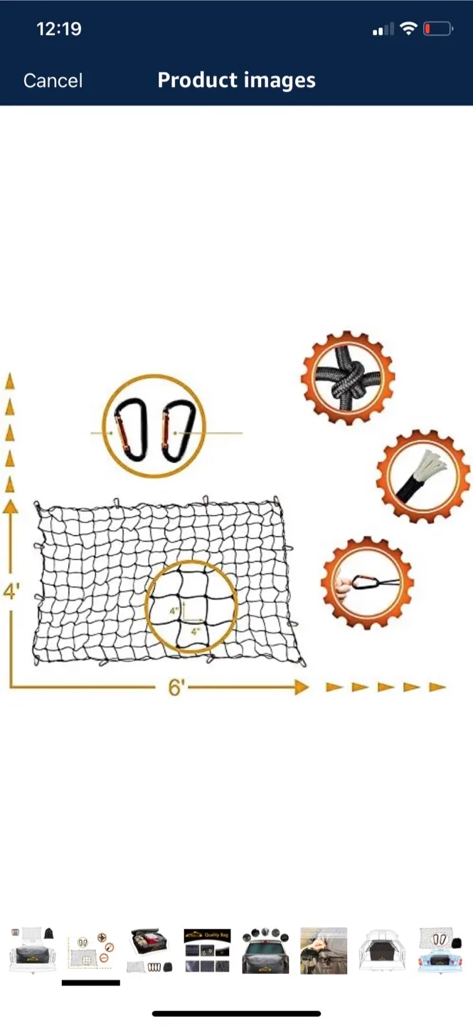 AUPERTO Truck Bed Cargo Bag & Storage Net image indicator(5)