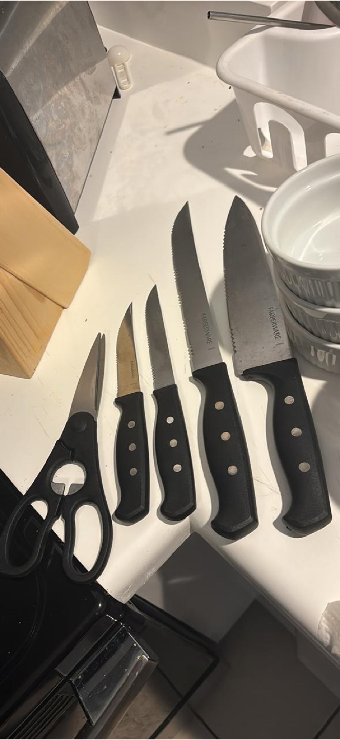 Farberware 10-Piece Knife Block Set with Scissors - photo 2