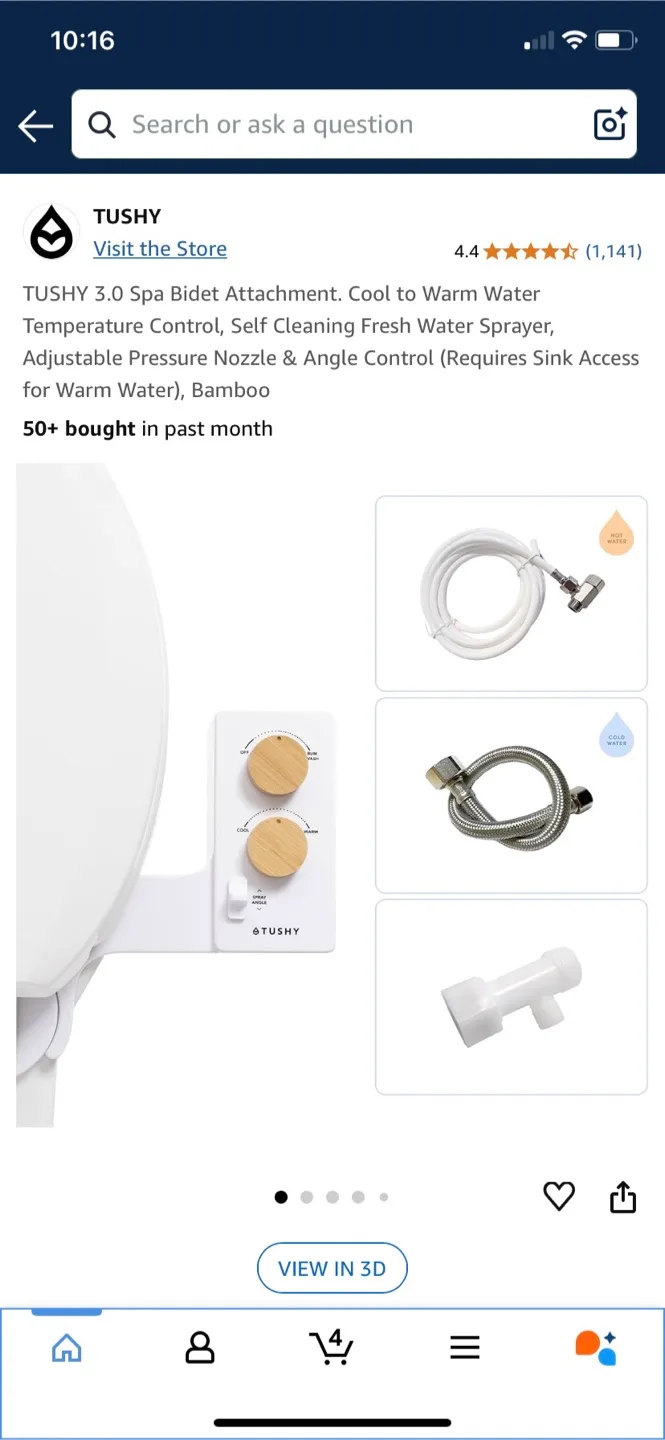Tushy 3.0 Spa Bidet Attachment thumbnail