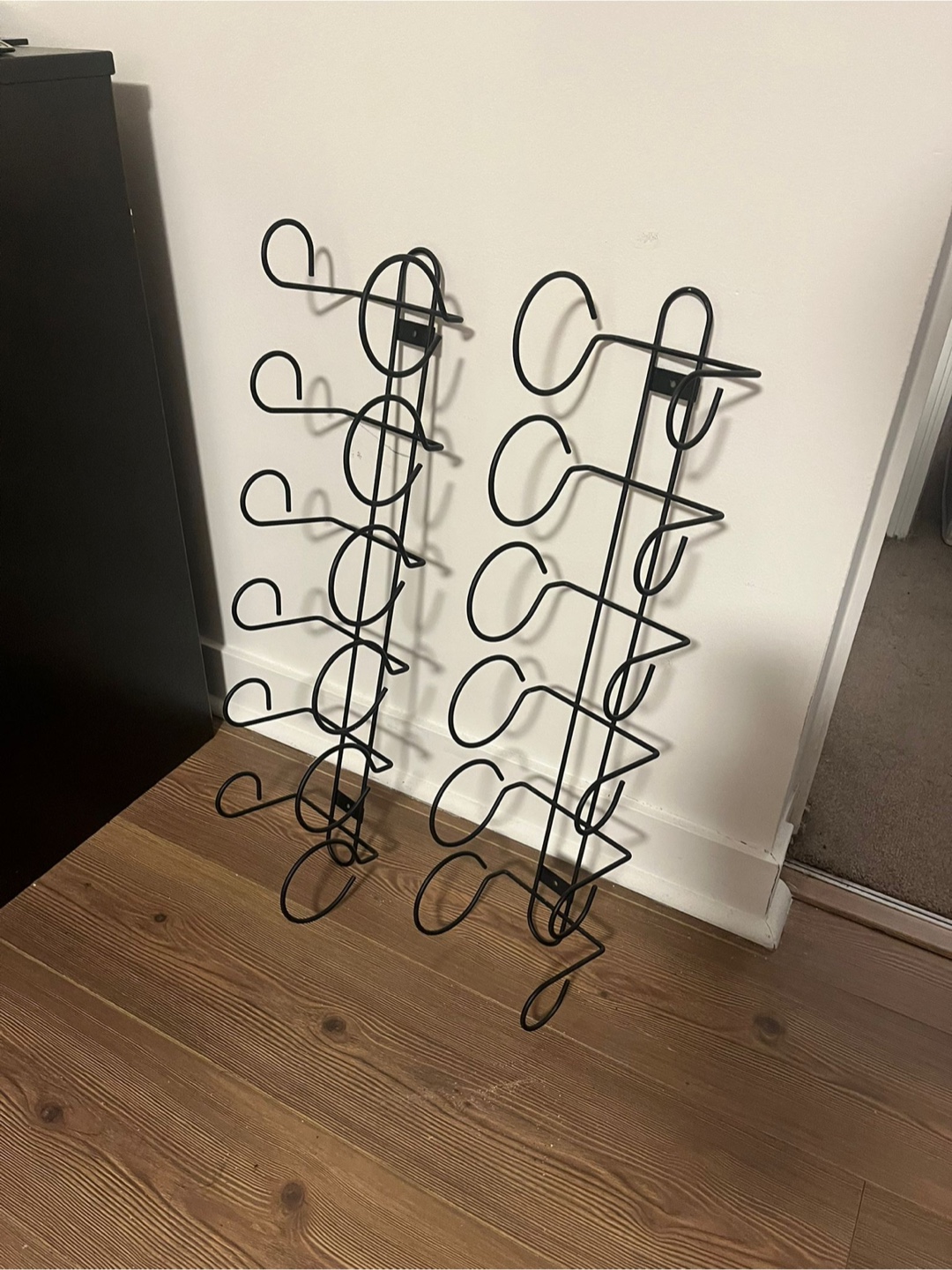 Pair of Spectrum 6-Bottle Wine Racks/ Wine Bottle Holders