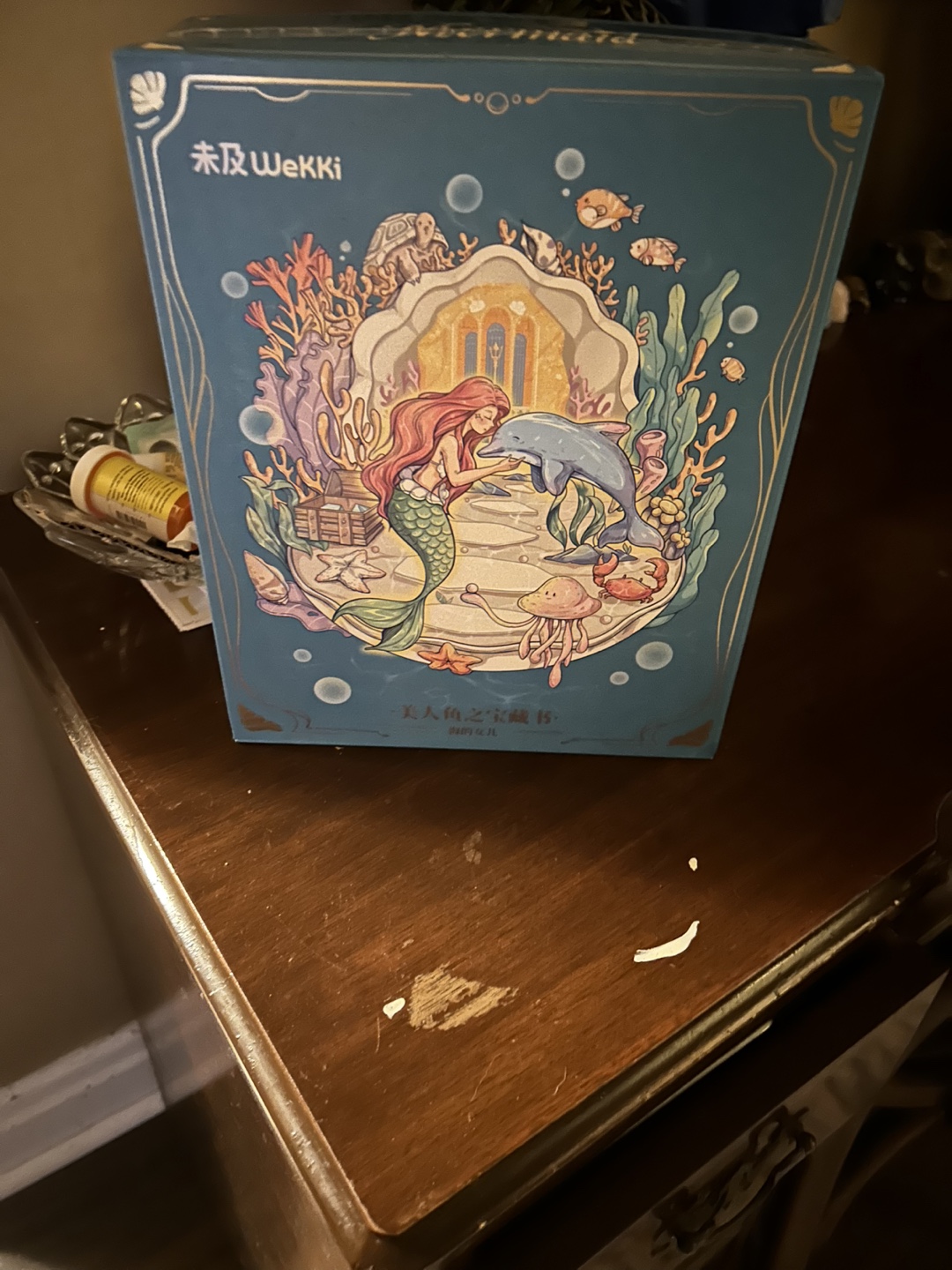 New Wekki Mermaid Miniature Book Nook 3D Puzzle