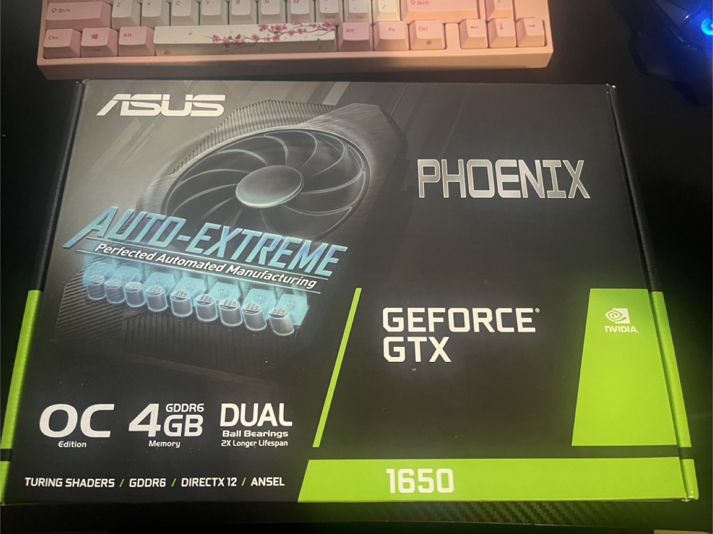 ASUS GeForce GTX 1650 Phoenix OC 4GB GDDR6 Graphics Card