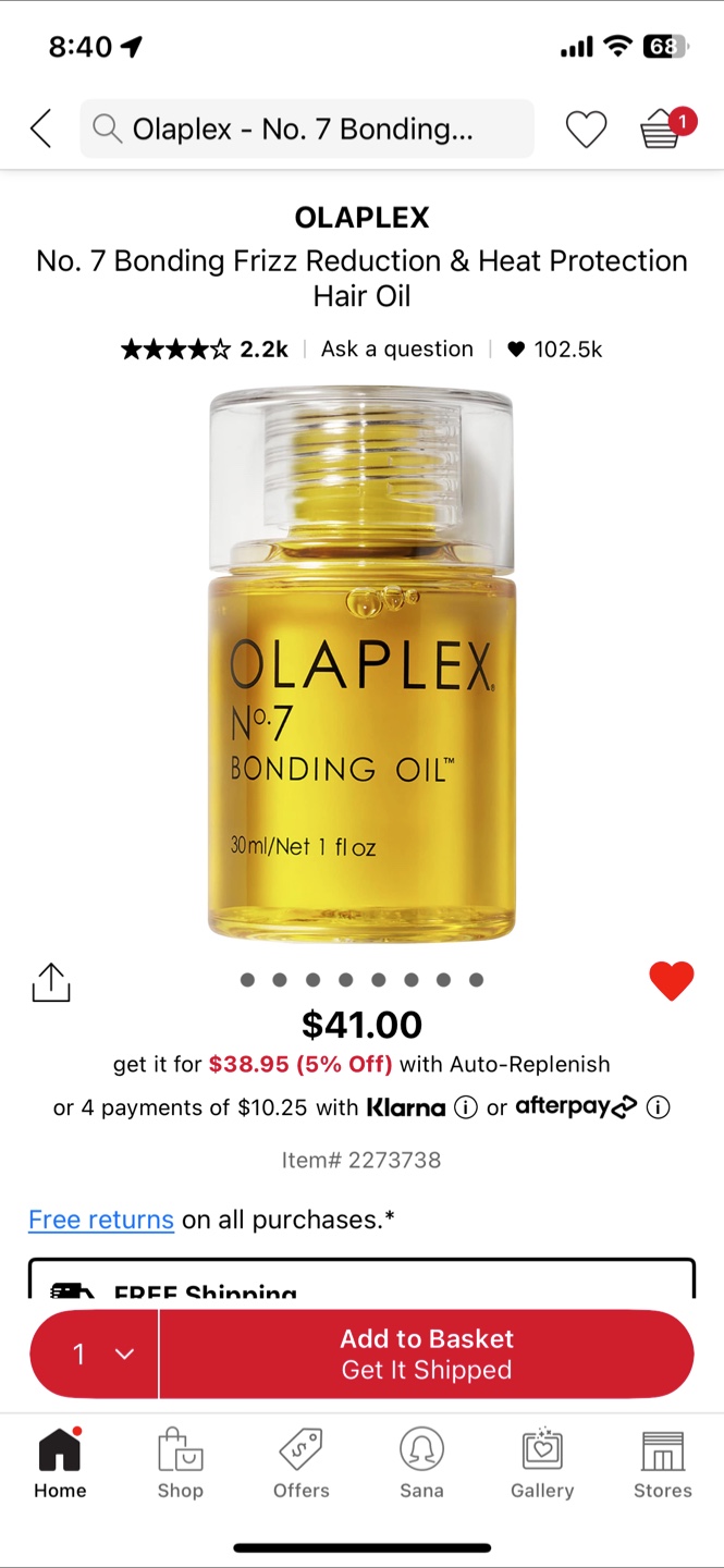Olaplex No.7 hair oil - photo 3