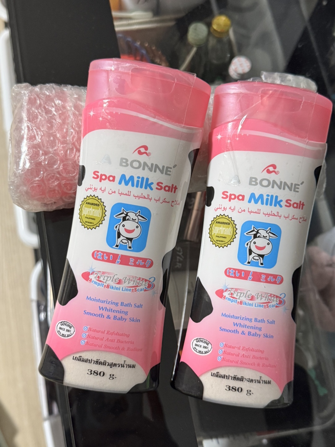 A BONNE Spa Milk Salt Whitening Bath Salts 380g - photo 2