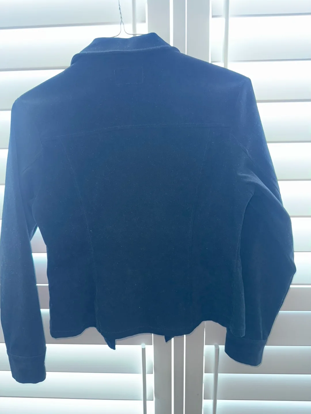 MEXX Black Velvet Jacket Size 8 image indicator(2)