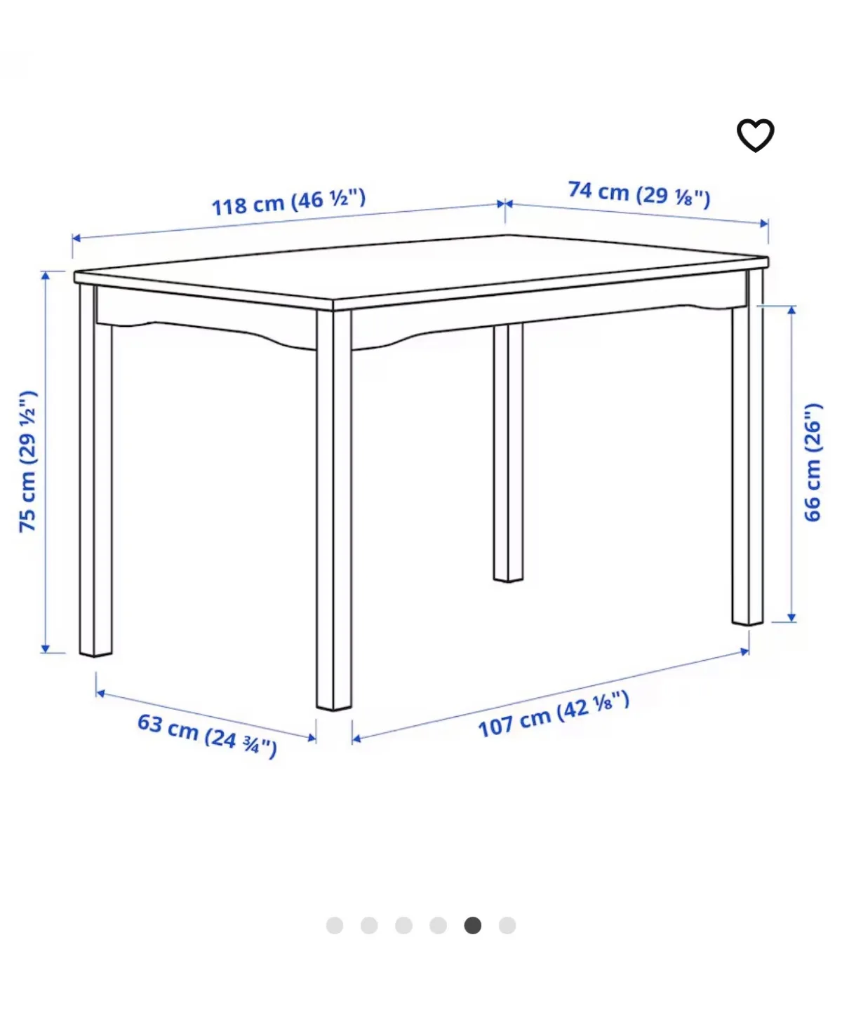 IKEA Jokkmokk Dining Set - Table and Two Chairs image indicator(3)