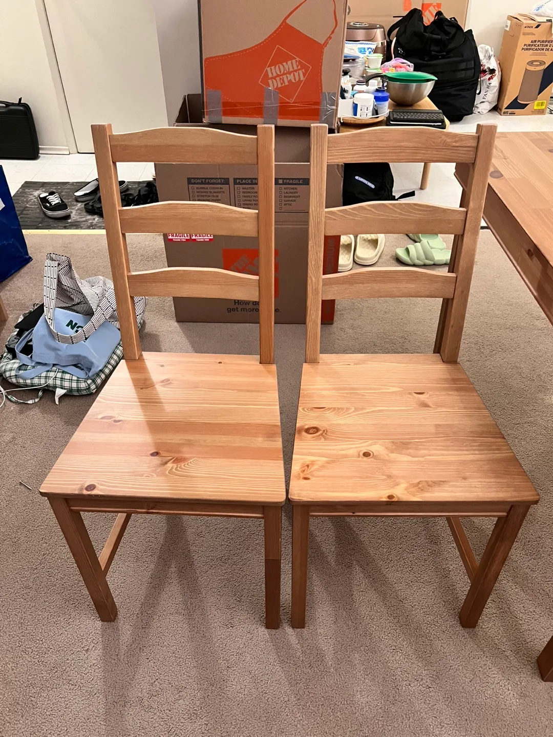 IKEA Jokkmokk Dining Set - Table and Two Chairs image indicator(2)