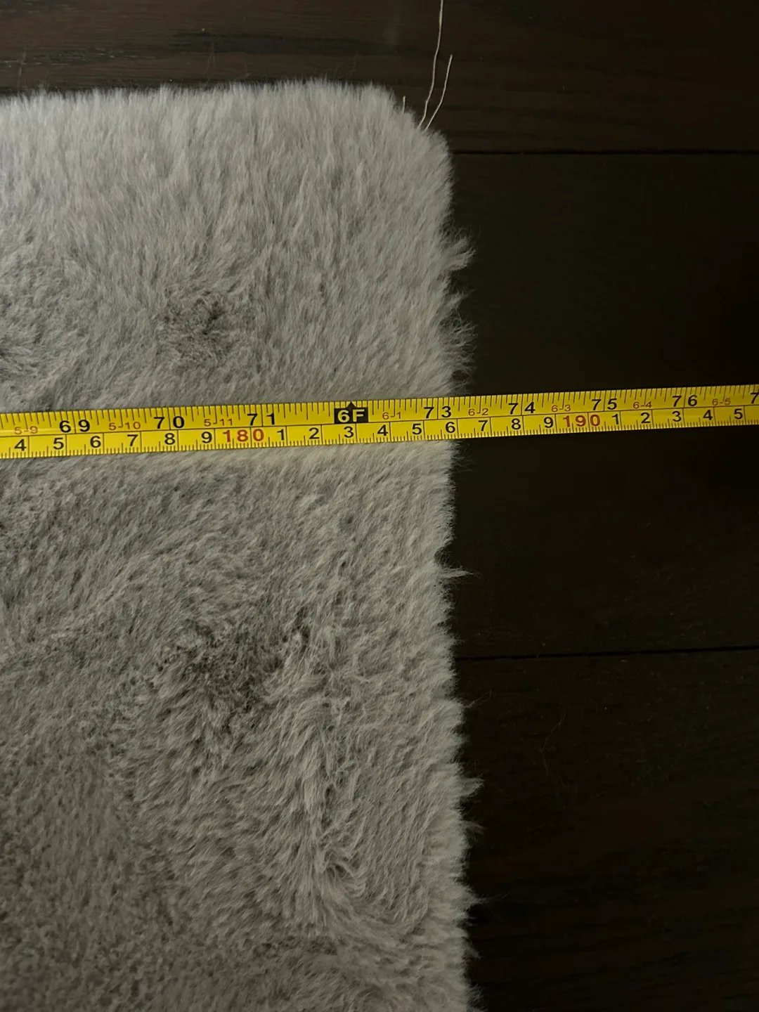 Large Grey Shag Rug *MOVING SALE* image indicator(3)