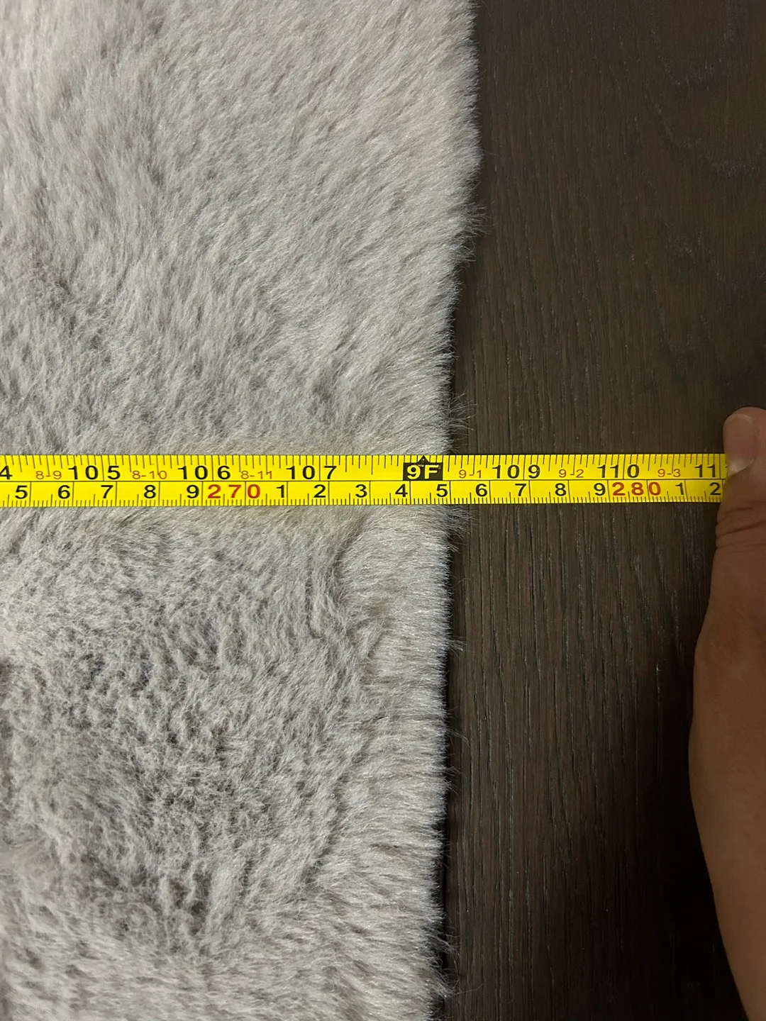 Large Grey Shag Rug *MOVING SALE* image indicator(2)