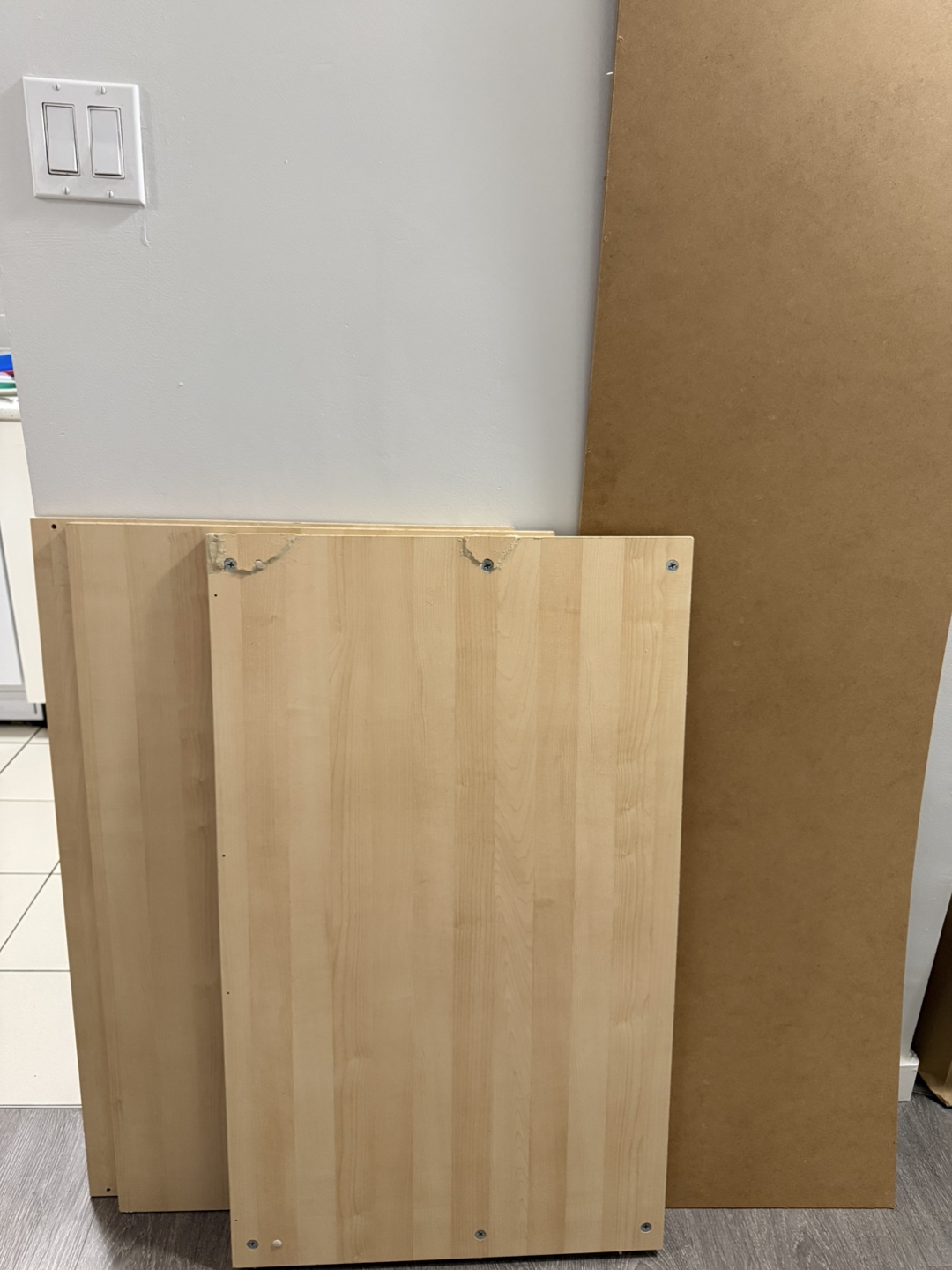 IKEA PAX Wardrobe Doors - Light Beech - Two Doors + Extra Parts - photo 3
