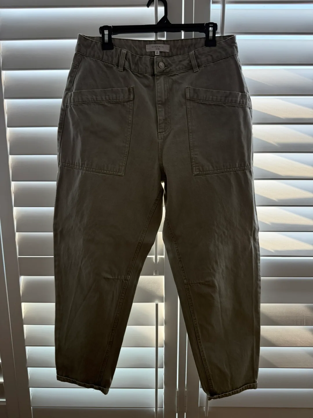 Dynamite Women's Olive Green Jeans thumbnail