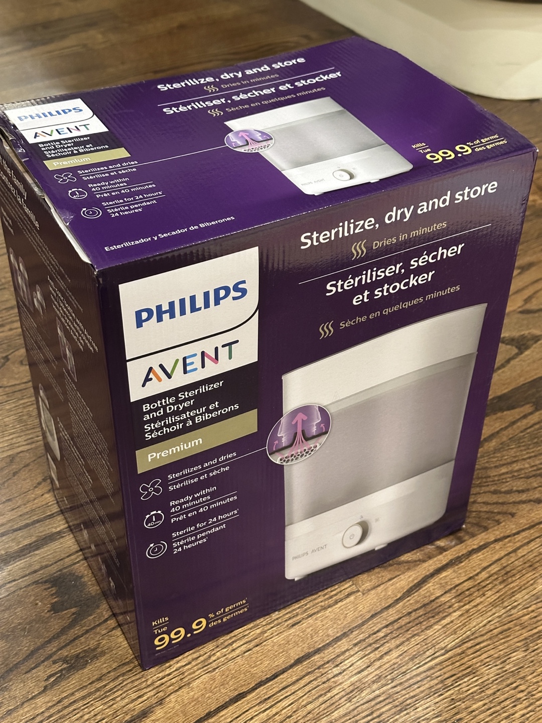 Philips Avent Premium Electric Baby Bottle Sterilizer with Dryer