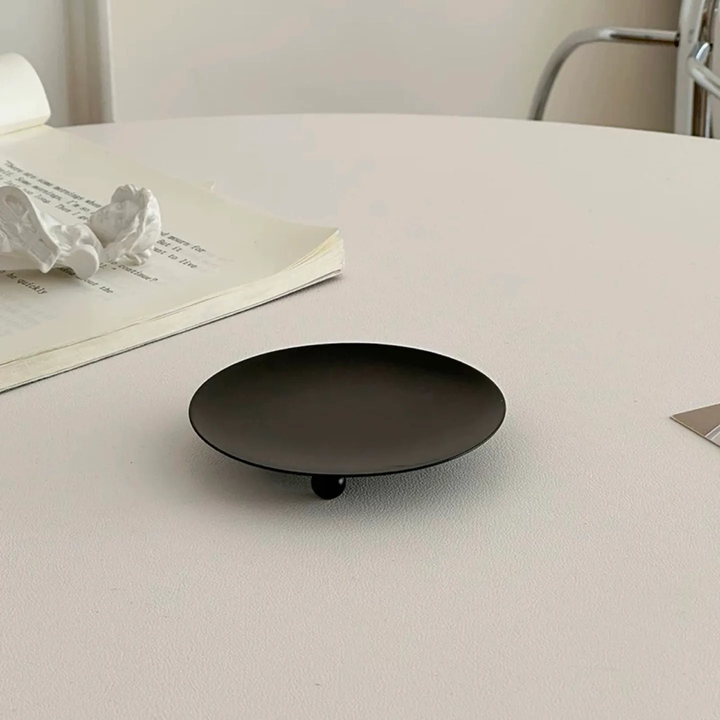 Gold Metal Decorative Tray with image indicator(7)