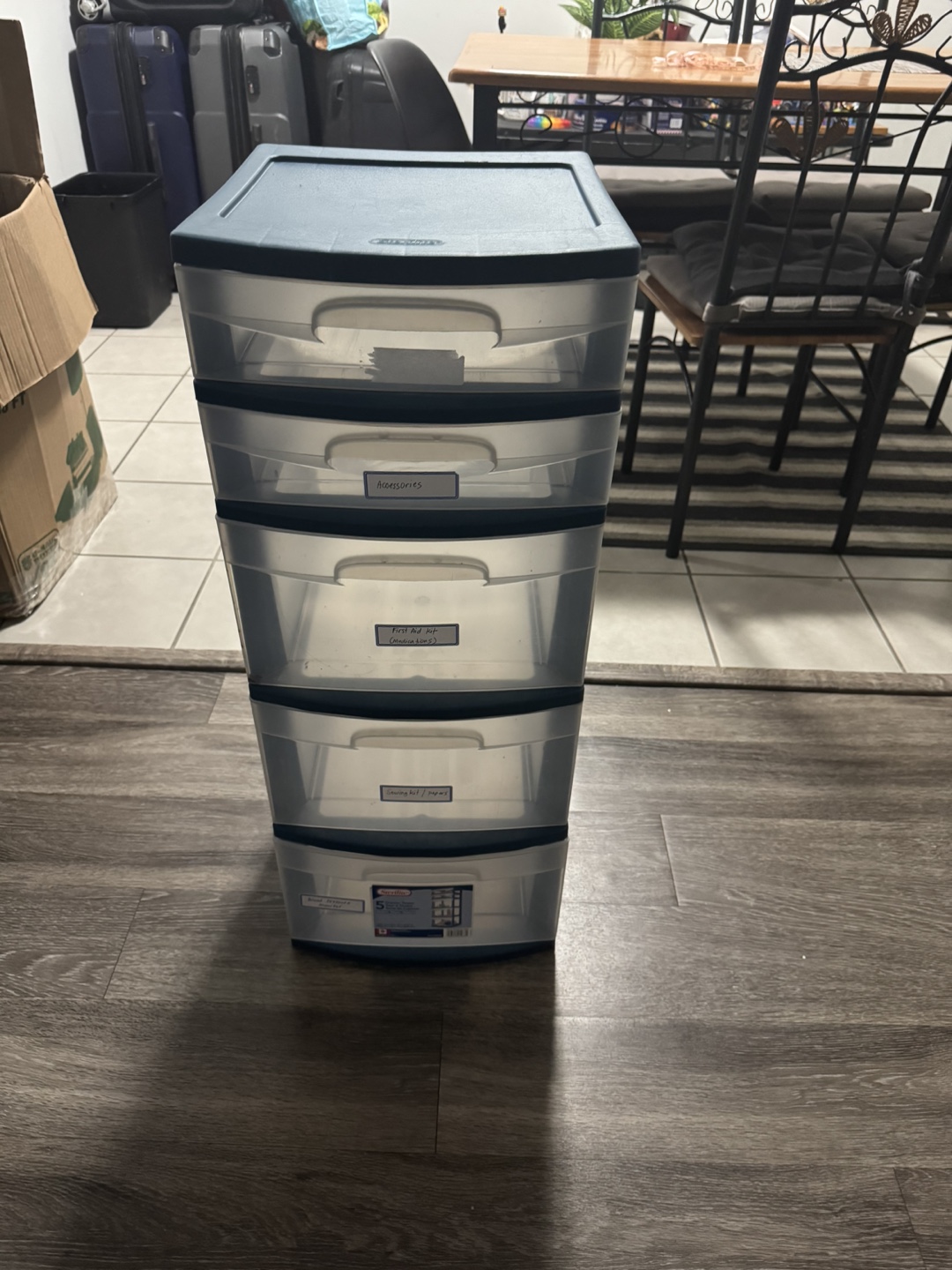 Sterilite 5-Drawer Storage Organizer