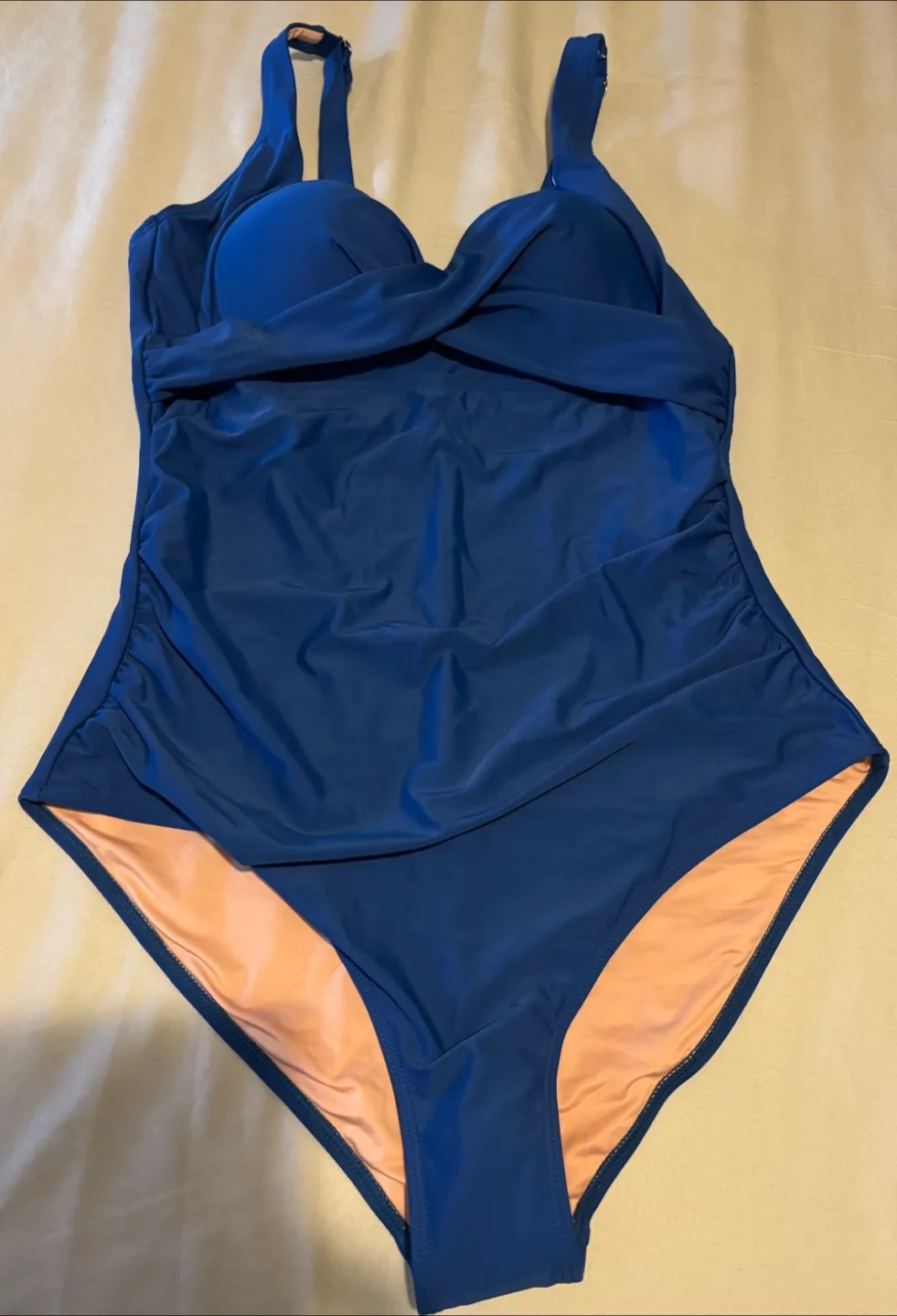 Eomenie Women's Plus Size XL Swimsuit - Blue thumbnail