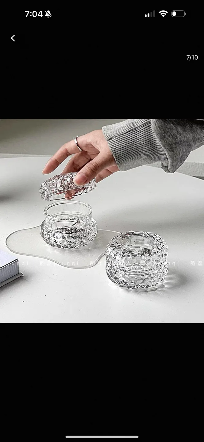 Clear Glass Jar with Lid image indicator(2)