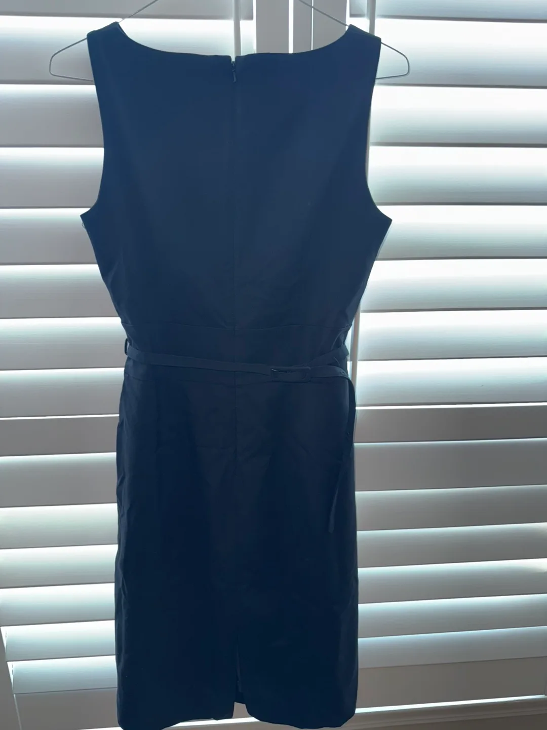 Black Sheath Dress with Belt image indicator(2)