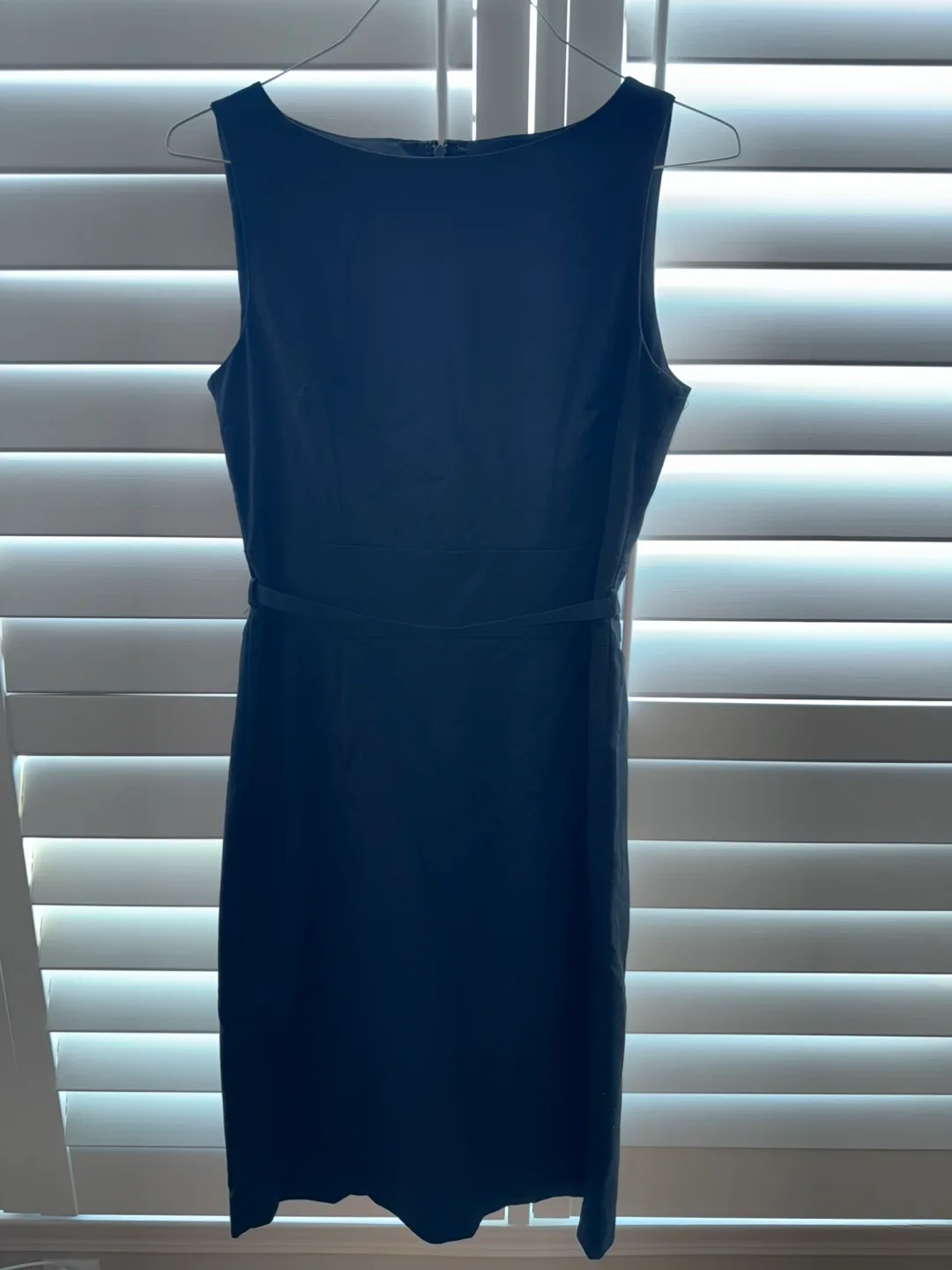 Black Sheath Dress with Belt thumbnail