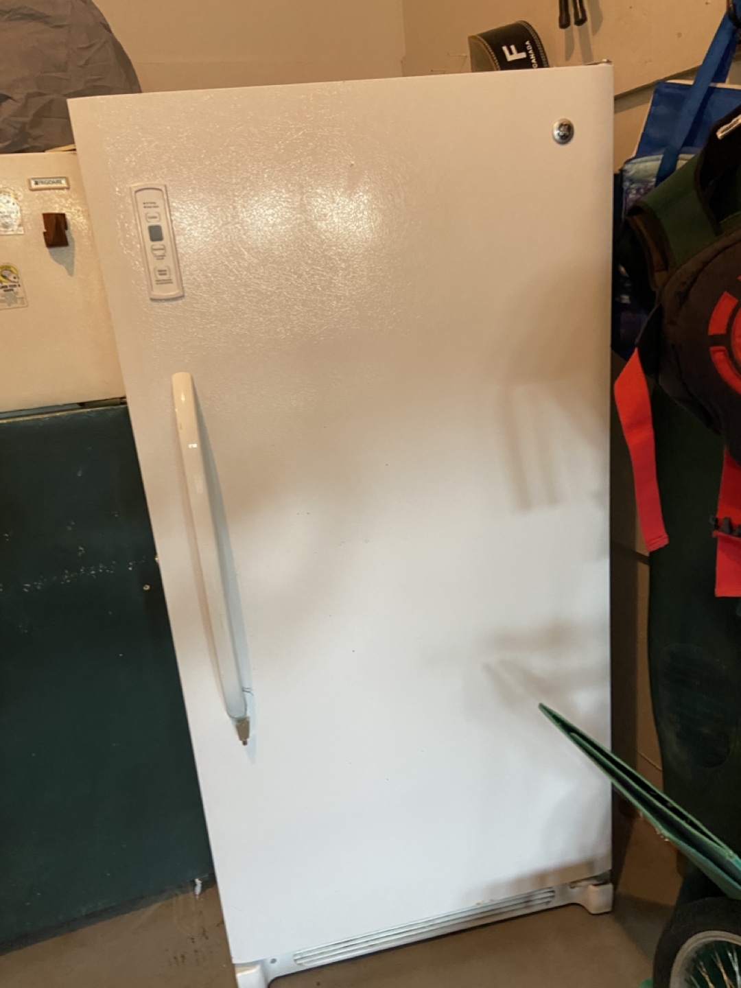 GE White Upright Freezer - photo 2