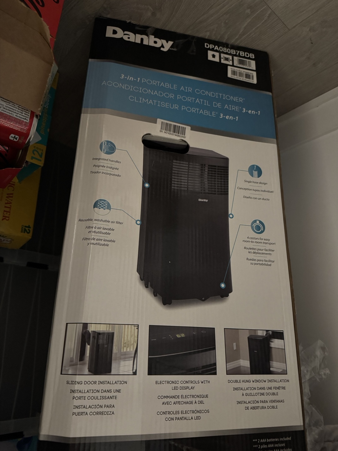 Danby 3-in-1 Portable Air Conditioner 8000 BTU - photo 2