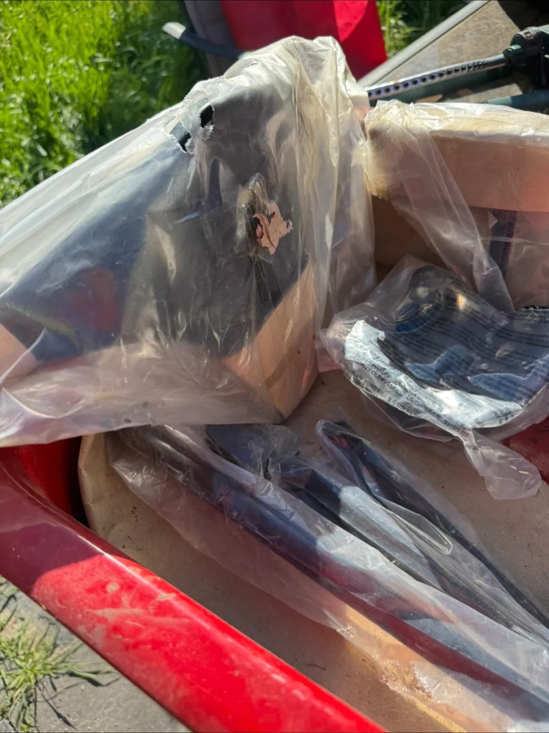 Radio Flyer Big Red Classic ATV Wagon with extra parts image indicator(3)