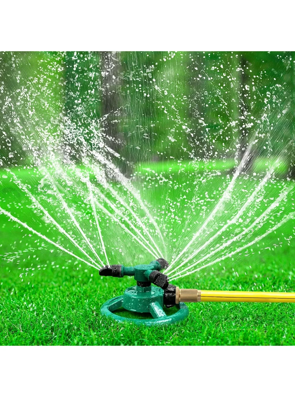 360° Rotating Lawn Sprinkler for Garden and Kids thumbnail