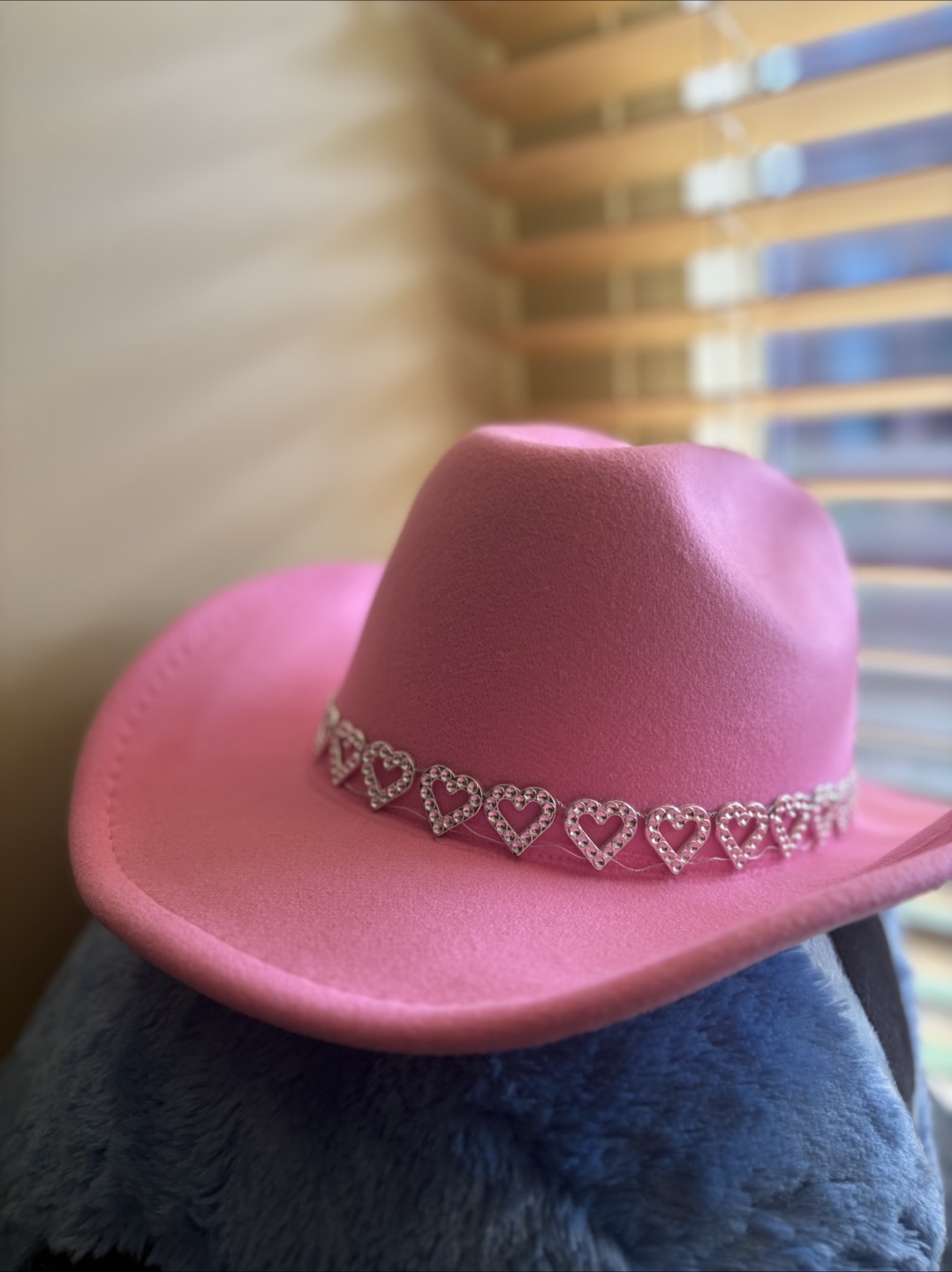 Pink Cowboy Hat with Hearts - photo 3