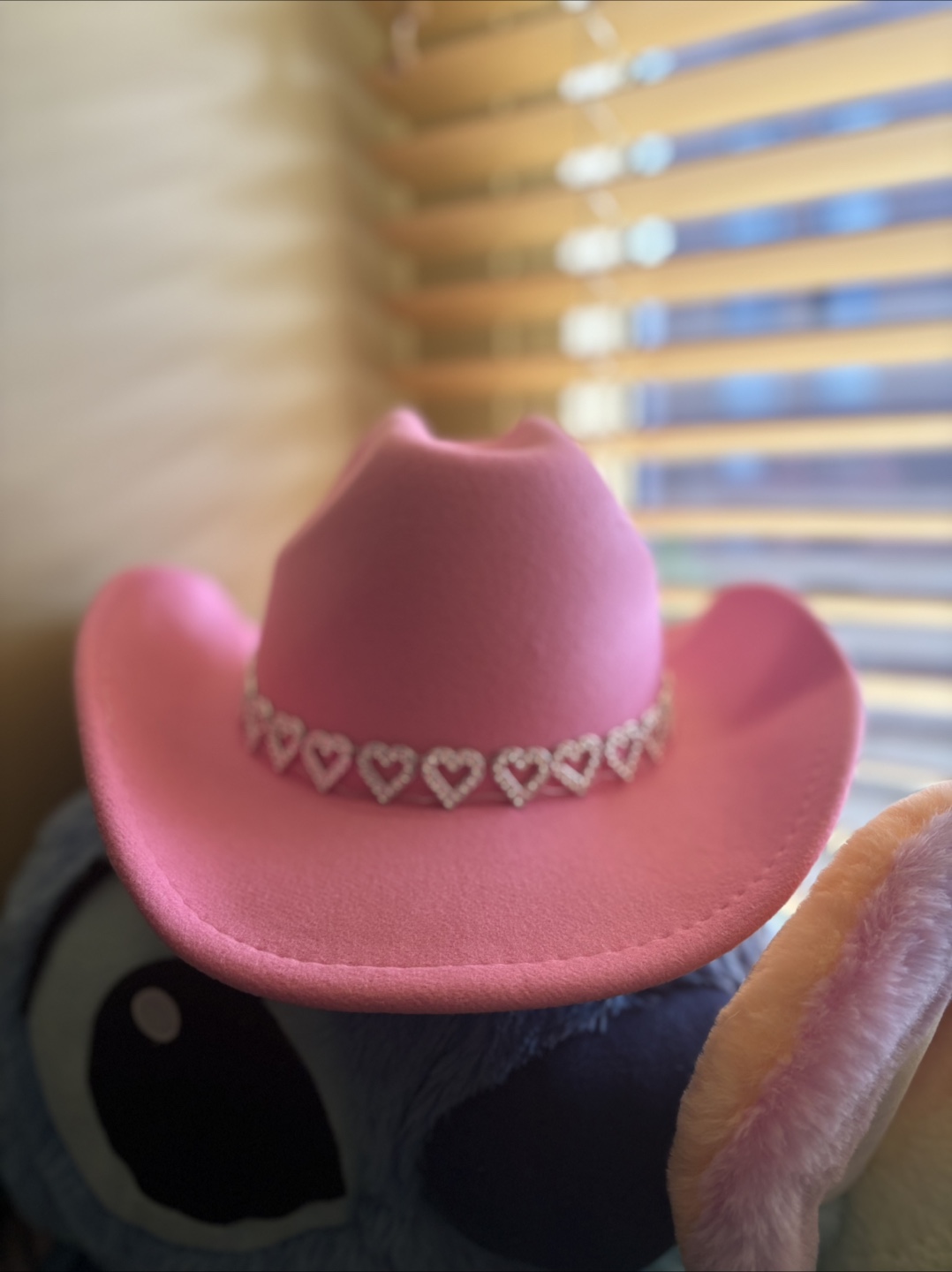 Pink Cowboy Hat with Hearts - photo 2