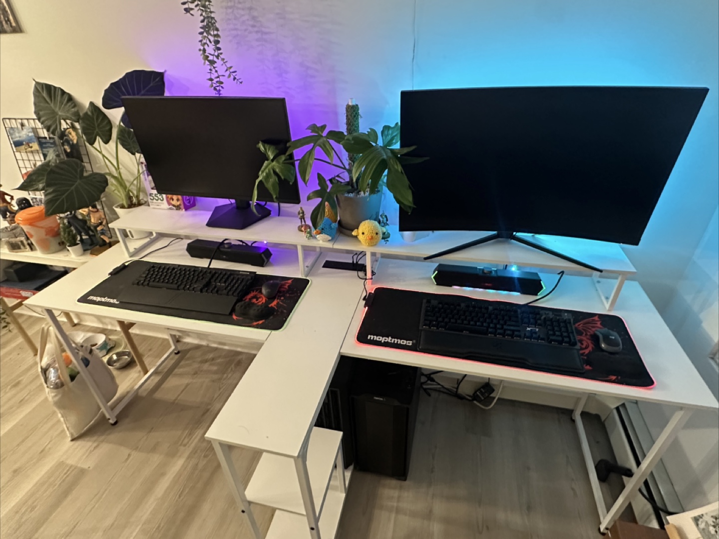 Excellent Condition 2 Person Computer Desk - photo 3