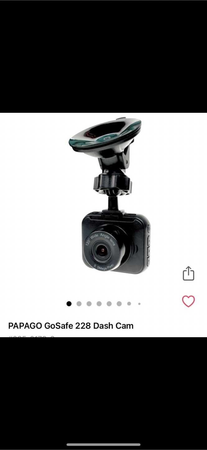 PAPAGO GoSafe 228 Dash Cam - New in Box - photo 2