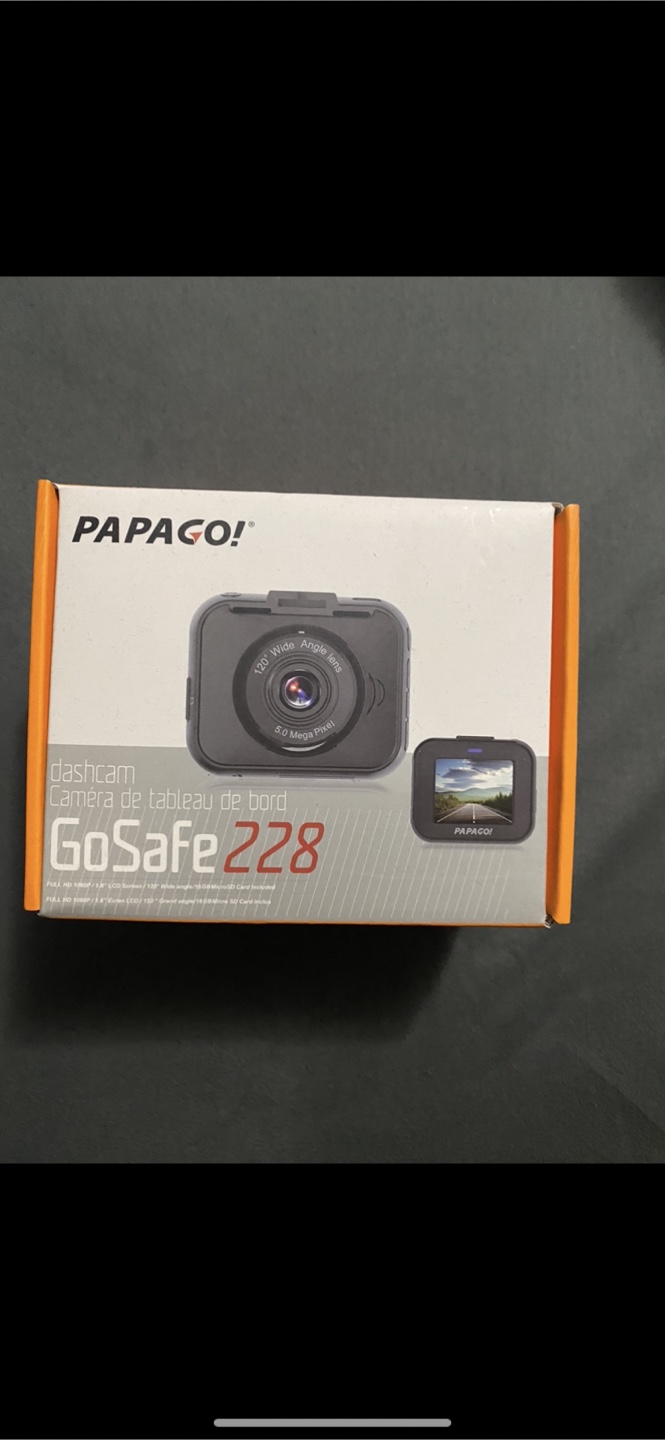 PAPAGO GoSafe 228 Dash Cam - New in Box - photo 3