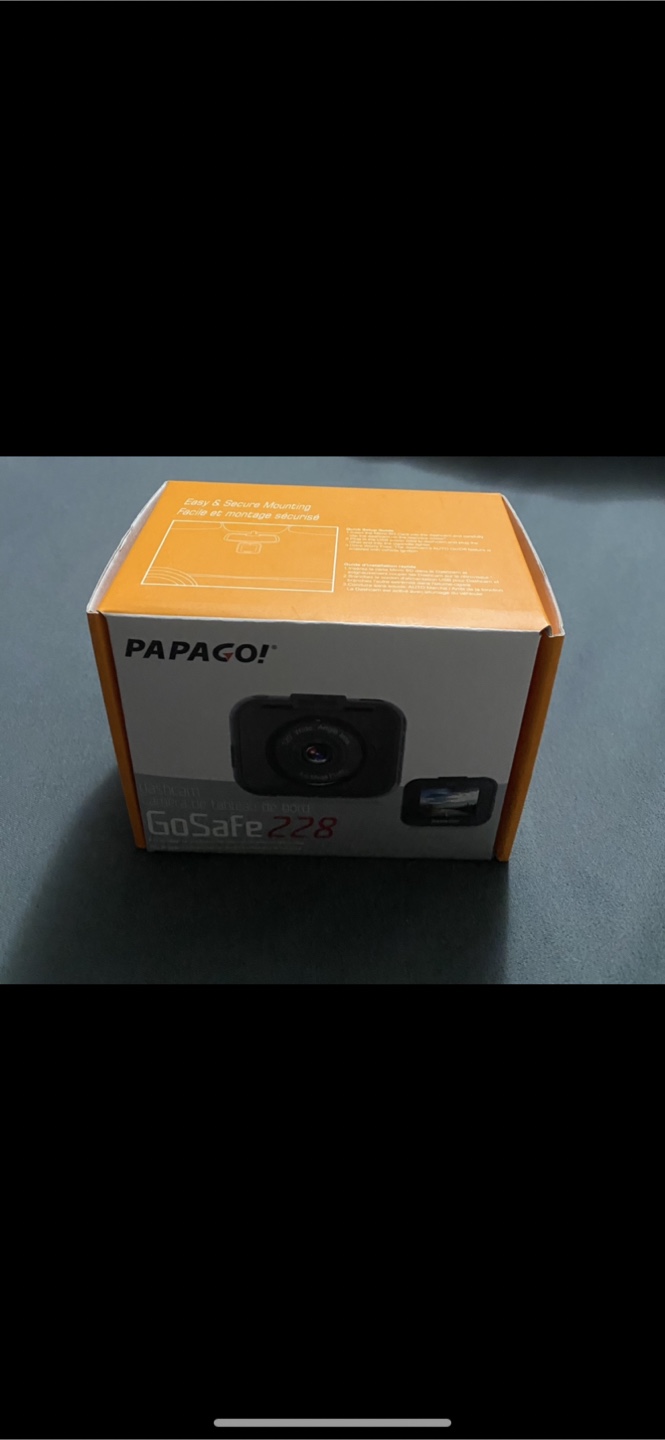 PAPAGO GoSafe 228 Dash Cam - New in Box