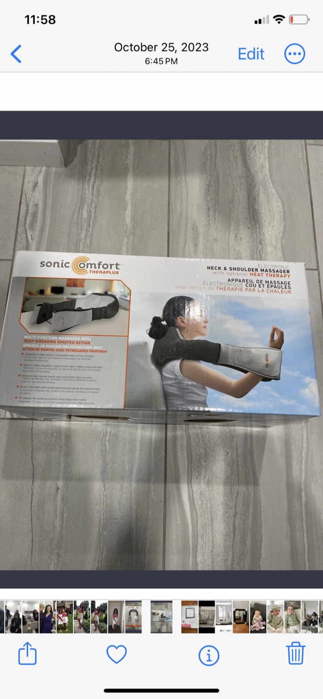 Sonic Comfort Theraplus Neck & Shoulder Massager