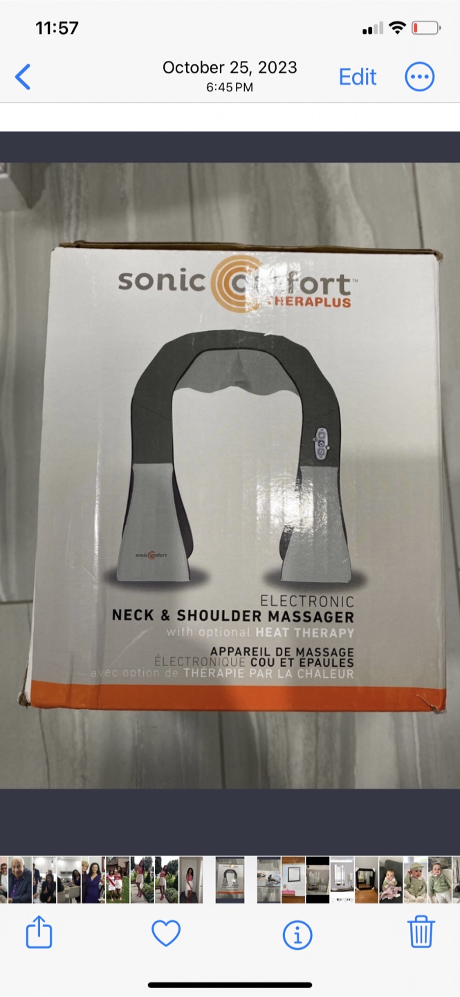 Sonic Comfort Theraplus Neck & Shoulder Massager - photo 2