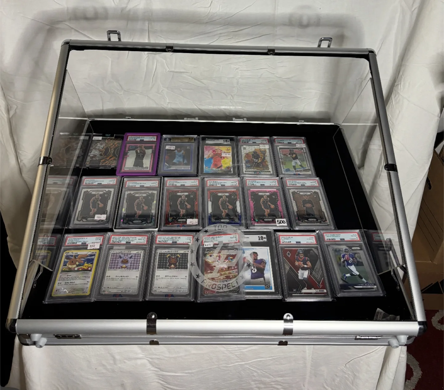 Collectibles Sports TCG Display Case Aluminum Brand New image indicator(2)
