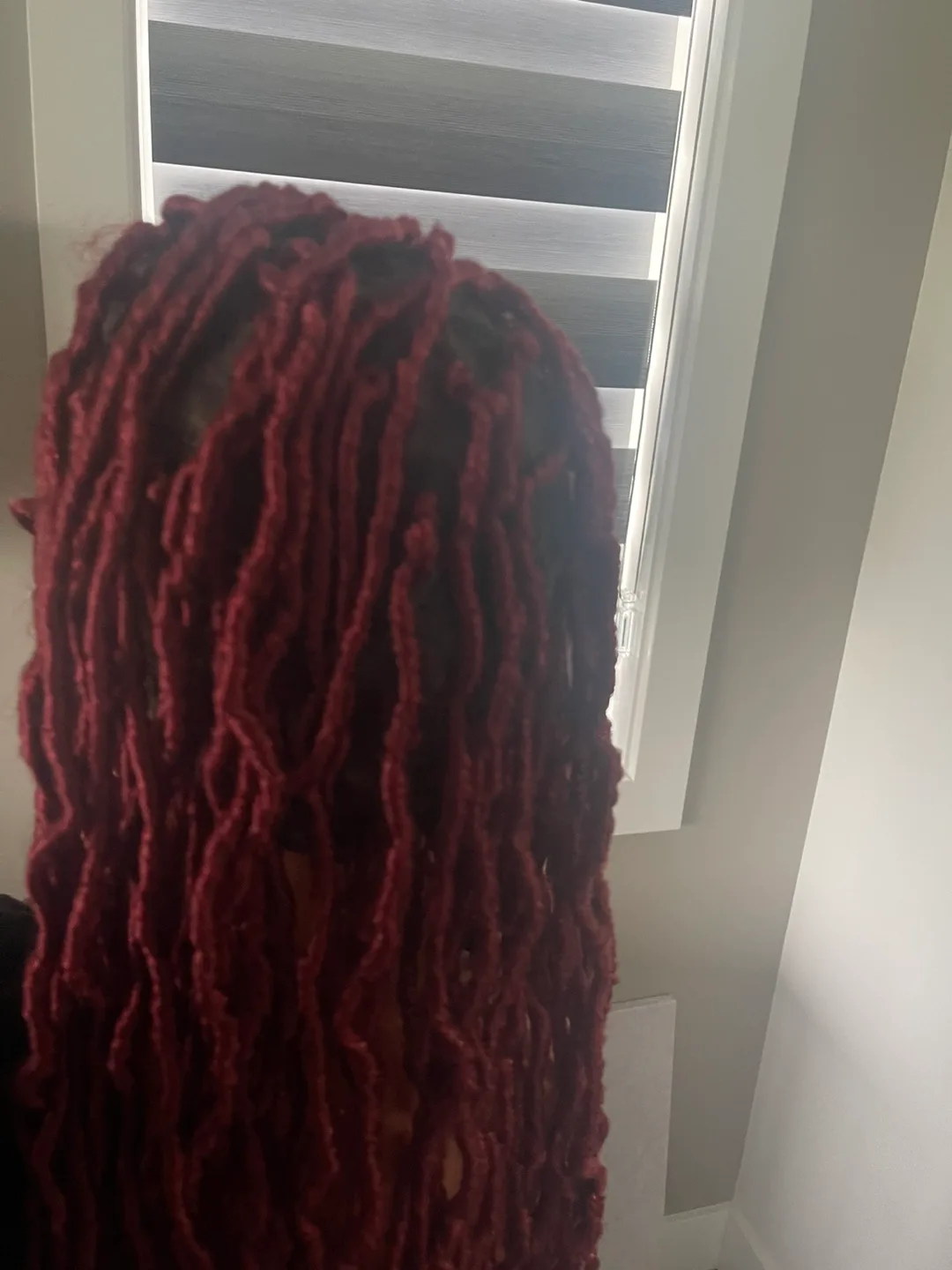 Burgundy Crochet Braided Wig image indicator(5)