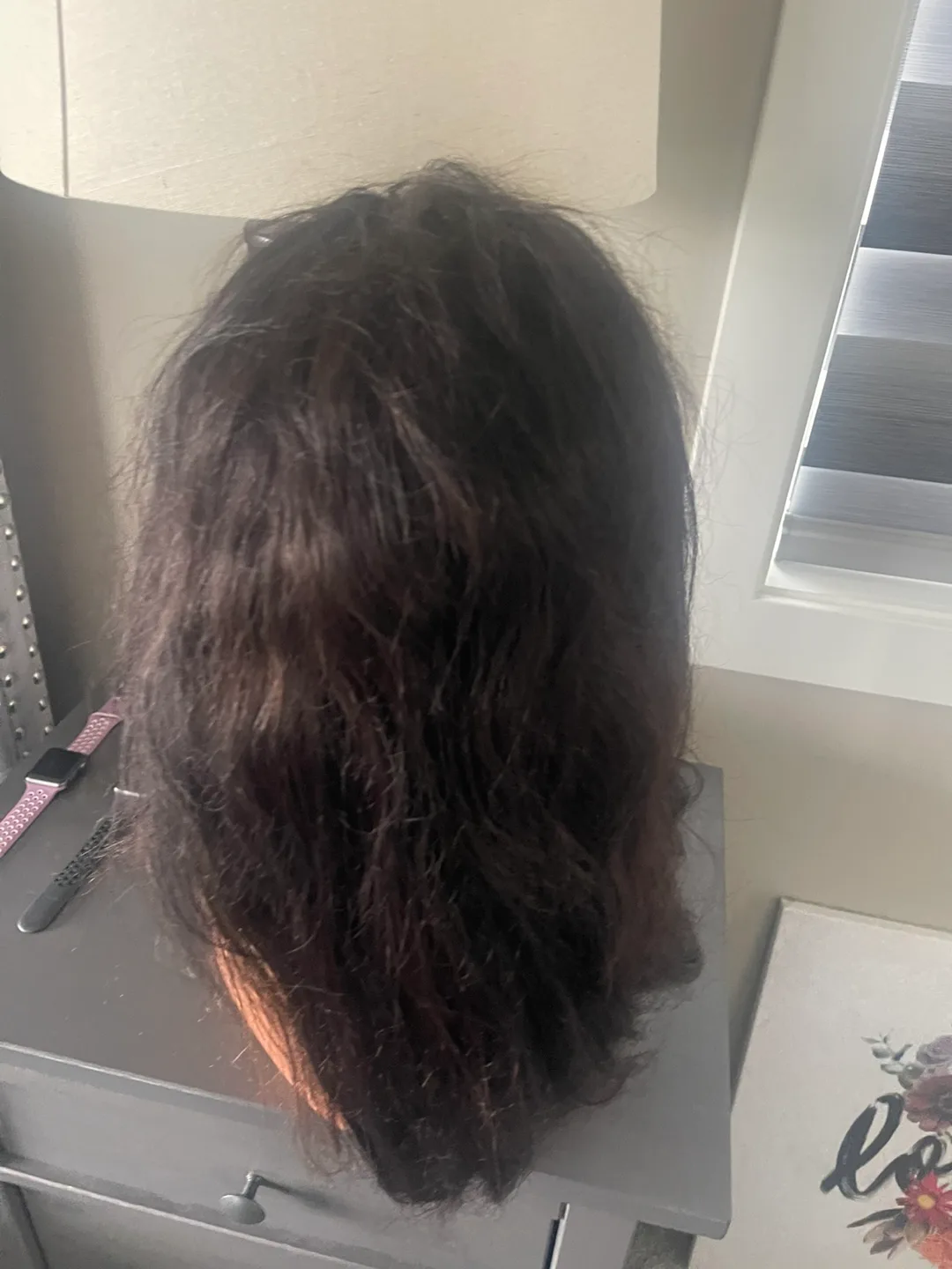 Wavy Dark Brown Lace Front human hair Wig image indicator(2)