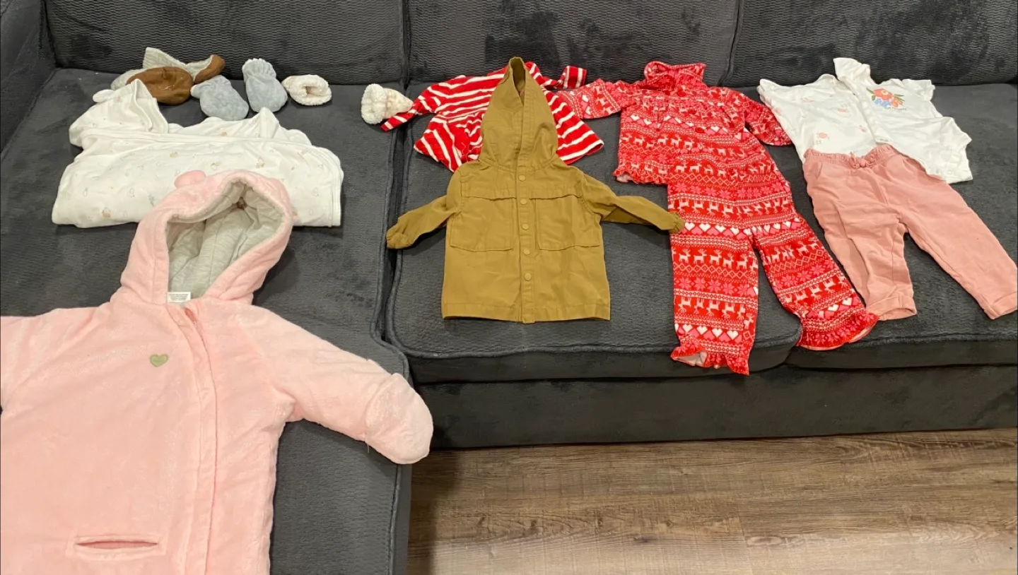 Baby Girl Clothes Bundle (Size NB-6M) image indicator(2)