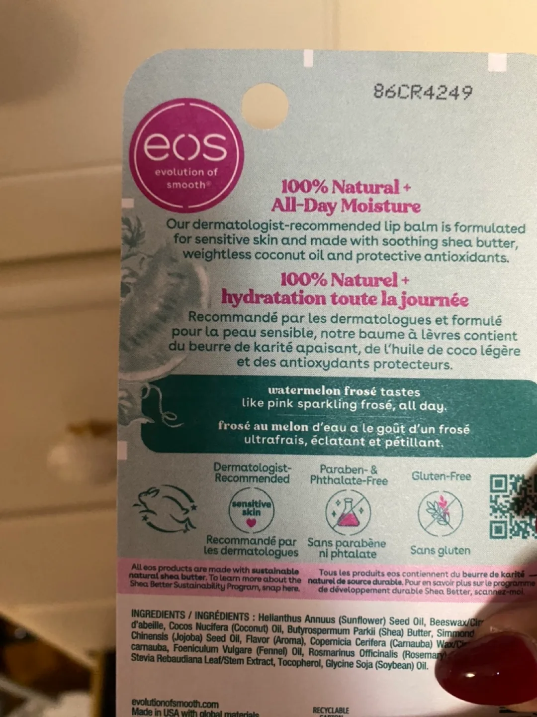 EOS Watermelon Froze Lip Balm and PocketBac Hand sanitizer image indicator(2)