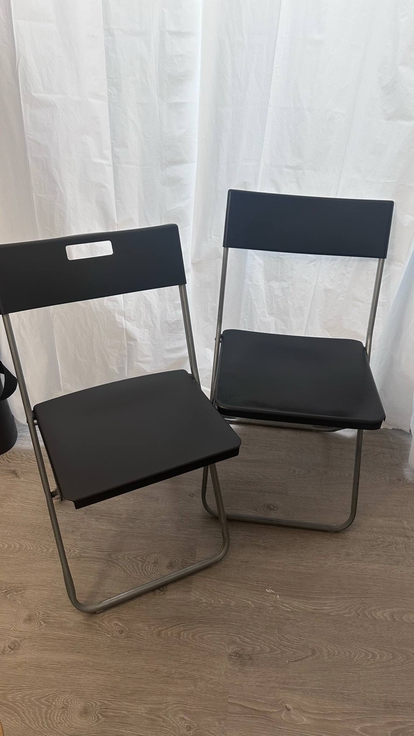 Black Folding Chairs